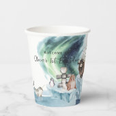 Arctic Adventure verjaardagsfeestje Papieren Bekers (Voorkant)