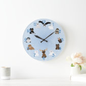 Arctic Alaska Animals Large Clock Grote Klok (Huis)