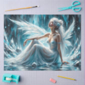 Arctic Angel Ice Fairy Gothic Winter Decoupage Tissuepapier (Craft)