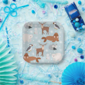 Arctic Animal Party servetten Papieren Bordje (Feest)