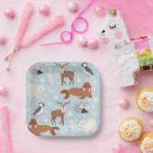 Arctic Animal Party servetten Papieren Bordje (Feest)