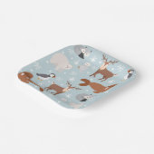 Arctic Animal Party servetten Papieren Bordje (Gebogen)