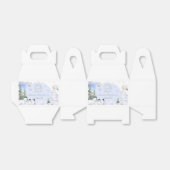 ARCTIC ANIMAL Snowflakes Trees Baby shower Gift Bedankdoosjes (Uitgevouwen)
