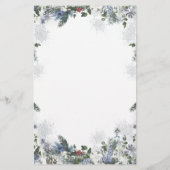 Arctic Animal Winter Onederland Baby shower Advies (Achterkant)