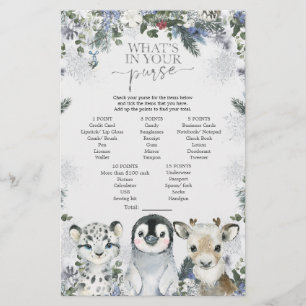 Arctic Animal Winter Onederland douchebeurs