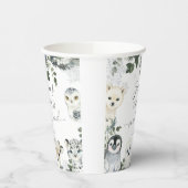 Arctic Animal Winter Onederland Eerste verjaardag Papieren Bekers (Links)