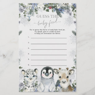 Arctic Animal Winter Onederland Gast Baby Food