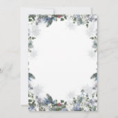 Arctic Animal Winter Wonderland Baby Bingospel Kaart (Achterkant)