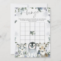 Arctic Animal Winter Wonderland Baby Bingospel