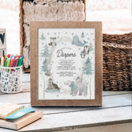 Arctic Animals Baby shower Late Night Luiers