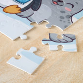 Arctic Animals Kids Puzzle | Cute Polar Bear Fox P Legpuzzel (Zijkant)
