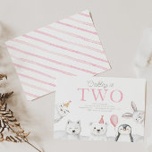 Arctic Animals verjaardagsuitnodiging Kaart