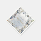 Arctic Animals Winter Baby shower Servet (Hoek)