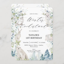 Arctic Animals Winter Onederland 1e verjaardag