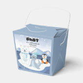 Arctic Animals Winter Wonderland Baby shower Bedankdoosjes (Voorkant Zijde)