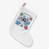 Arctic Antics Kerstvoorraad | Schattigee Penguin D Kleine Kerstsok (Voorkant (Hangend))