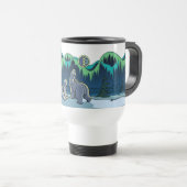 Arctic Art Beer Travel Mug Polar Beer Cup Reisbeker (Voorkant rechts)