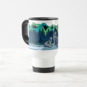 Arctic Art Beer Travel Mug Polar Beer Cup Reisbeker (Voorkant links)