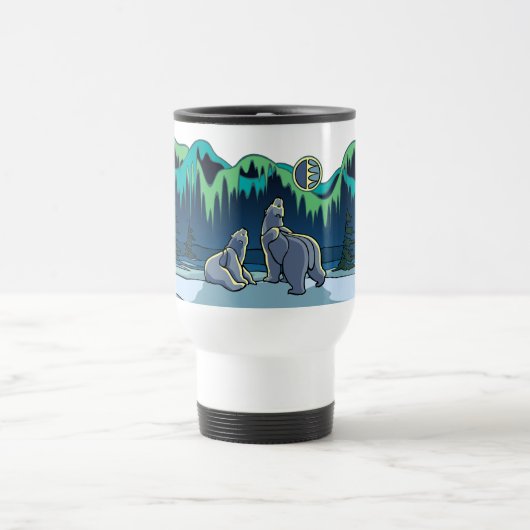 Arctic Art Beer Travel Mug Polar Beer Cup Reisbeker (Center)