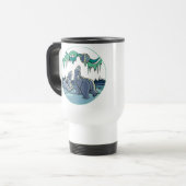 Arctic Art Beer Travel Mug Polar Beer Cup Reisbeker (Voorkant links)
