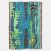 Arctic Art Blanket Inuit Love Throw Blanket Giften Deken (Voorkant Verticaal)