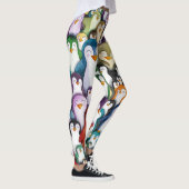 Arctic Aura: Penguin Design Waterverf Leggings (Rechts)