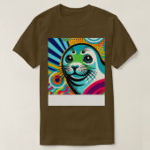 Arctic Aura Weddell Seal Art Polar Elegance T-shirt (Design voorkant)
