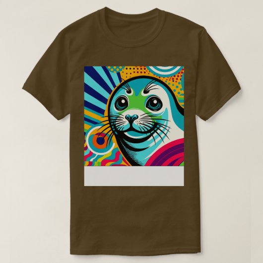 Arctic Aura Weddell Seal Art Polar Elegance T-shirt (Design voorkant)
