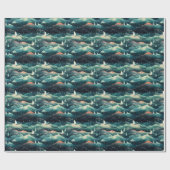 Arctic Aurora Expedition: Icy Adventure Design Cadeaupapier (Vlak)