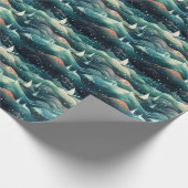 Arctic Aurora Expedition: Icy Adventure Design Cadeaupapier (Hoek)