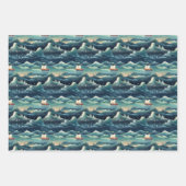 Arctic Aurora Expedition: Icy Adventure Design Inpakpapier Vel (Voorkant 2)