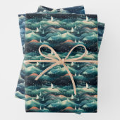 Arctic Aurora Expedition: Icy Adventure Design Inpakpapier Vel (In situ)