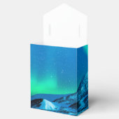 Arctic Aurora Northern Lights Wedding Bedankdoosjes (Geopend)