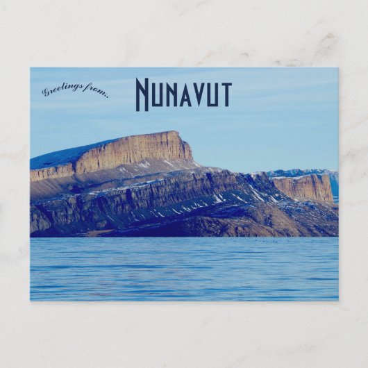 Arctic Bay Nunavut Canada Briefkaart (Voorkant)