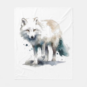 Arctic Beauty beroemd gemaakt door Winter Fox Fleece Deken