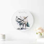 Arctic Beauty: Winter Fox op maat Grote Klok (Huis)