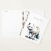 Arctic Beauty: Winter Fox op maat Planner (Display)