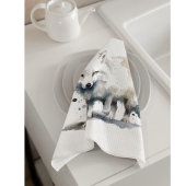 Arctic Beauty: Winter Fox op maat Theedoek