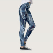 Arctic Black Ice Groenland Ice Pet Ice Sheet Leggings (Rechts)