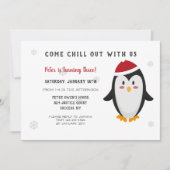 Arctic Blast Birthday Party Invitation Kaart (Voorkant)