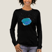 ARCTIC BLUE WINTER TULP SURREAL T-shirt (Voorkant)