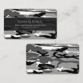 Arctic Camo Pattern Visitekaartje (Voorkant / Achterkant)