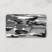Arctic Camo Pattern Visitekaartje (Achterkant)