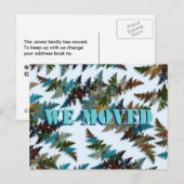 Arctic Camouflage Aankondigingskaart (Voorkant / Achterkant)