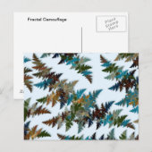 Arctic Camouflage Briefkaart (Voorkant / Achterkant)