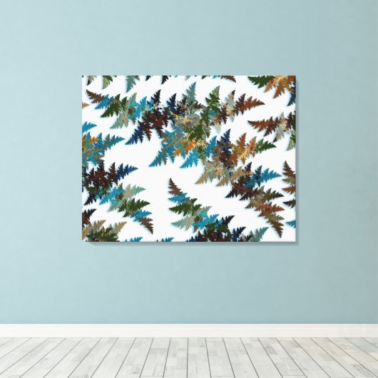 Arctic Camouflage Canvas Afdruk (Insitu (Houten vloer))