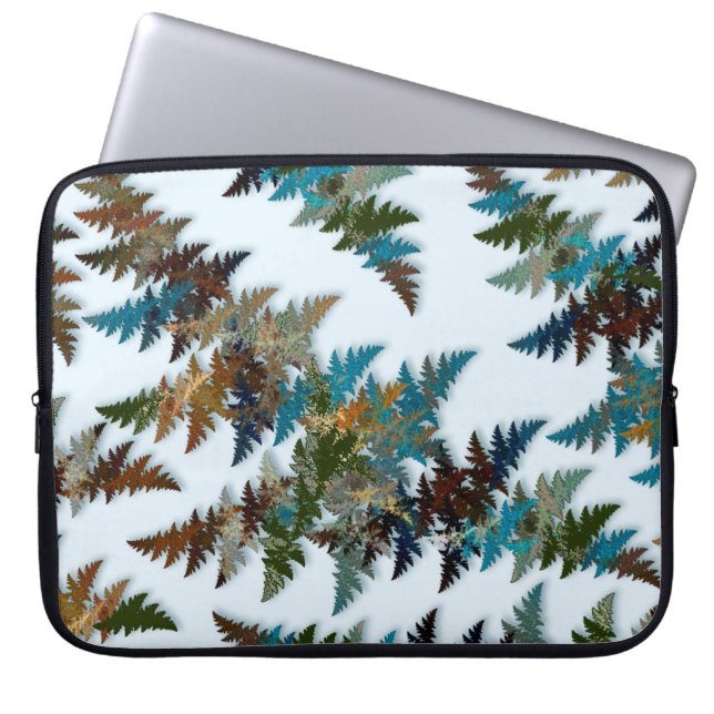 Arctic Camouflage Laptop Sleeve (Voorkant)
