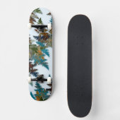 Arctic Camouflage Skateboard (Voorkant)
