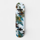 Arctic Camouflage Skateboard (Voorkant)