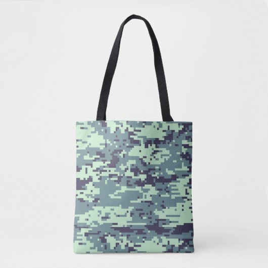 Arctic Digital Camo Pattern Tote Bag (Voorkant)
